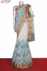 Designer Pure Silk Chiffon-Stone Work